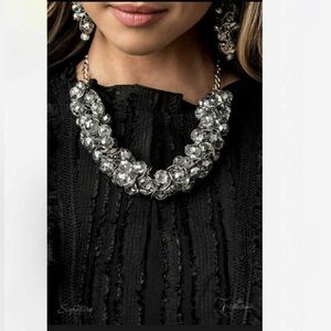 Elegant Silver Statement Necklace